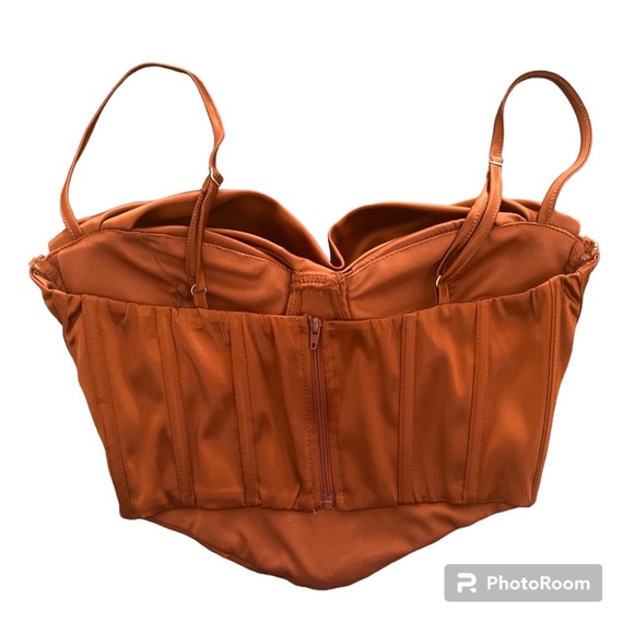 EUC copper bustier top with crumb catcher - Picture 2 of 3